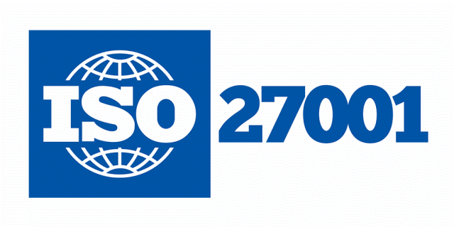 ISO 27001 certification badge